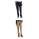 Carhartt Flame-Resistant Womens Rugged Flex Canvas Pant, Dark Navy, Golden Khaki