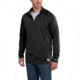 Force Cotton Delmont Long Sleeve Quarter Zip - Mens-Black-X-Large