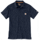 Carhartt Force Cotton Delmont Pocket Polo - Mens, Navy, 2XL-Regular, 103569-412-2XL-REG