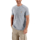 Carhartt Force Cotton Delmont Short Sleeve Henley for Mens, Heather Gray, Extra Large/Regular 100413-034-REG-XL