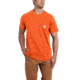 Carhartt Force Cotton Delmont Short Sleeve T Shirt Relaxed Fit - Mens, Bold Orange, X-Large-Regular, 100410-827-REG-XL