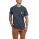 Carhartt Force Cotton Delmont Short Sleeve T Shirt Relaxed Fit - Mens, Dark Slate Heather, X-Large-Regular, 100410-461-REG-XL