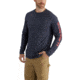 Carhartt Force Cotton Delmont Sleeve Graphic T-Shirt for Mens, Navy, Medium/Regular 101302-412-REG-M