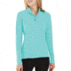 Carhartt Force Delmont Quarter-Zip Shirt - Womens, Blue Turquoise Heather, Extra Large, 103597-I25-REG-XL