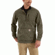 Carhartt Force Extremes Mock Neck Half Zip Sweatshirt for Mens, Burnt Olive Heather, Medium/Regular 102831-315-REG-M