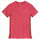 Carhartt Force Extremes Short Sleeve T-shirt - Mens, Light Crimson Heather/Dark Crimson, M-REG 102960-942-REG-M