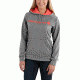 Carhartt Force Extremes Sig Graphic Hooded Sweatshirt for Womens, Asphalt Heather/Emberglow, Medium/Regular 102185-096-REG-M