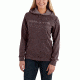 Carhartt Force Extremes Sig Graphic Hooded Sweatshirt for Womens, Fudge Heather, Extra Small/Regular 102185-518-REG-XS