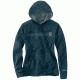 Carhartt Force Extremes Sig Graphic Hooded Sweatshirt - Womens, Dark Slate Heather, Large-Regular, 102185-461-REG-L