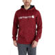 Carhartt Force Extremes Signature Graphic Hooded Sweatshirt - Mens, Dark Crimson Heather, M-REG 102314-602-REG-M