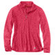 Carhartt Force Ferndale Quarter Zip Shirt - Womens, Cranberry Heather, L-REG 102528-623-REG-L