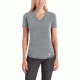 Carhartt Force Ferndale Short Sleeve T-Shirt for Womens, Asphalt Heather, Small/Regular 102527-058-REG-S