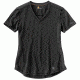 Carhartt Force Ferndale Short Sleeve T-shirt - Womens, Black Heather, XL-REG 102527-013-REG-XL