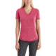 Carhartt Force Ferndale Short Sleeve T-shirt - Womens, Cranberry Heather, XS-REG 102527-623-REG-XS