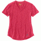 Carhartt Force Ferndale Short Sleeve T-shirt - Womens, Cranberry Heather, XS-REG 102527-623-REG-XS