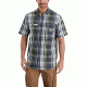 Carhartt Force Ridgefield Plaid Short Sleeve Shirt - Mens, Navy, 2XL-REG 103146-412-REG-2XL
