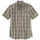 Carhartt Force Ridgefield Plaid Short Sleeve Shirt - Mens, Burnt Olive, Small-Regular, 103549-391-S-REG