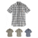 Carhartt Force Ridgefield Plaid Short Sleeve Shirt - Mens, Asphalt, Burnt Olive, Shadow, Steel Blue