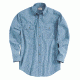 Carhartt Fort Long Sleeve Shirt LW Chambray Bfnt Relaxed Fit - Mens, Blue Chambray, S-REG S202-CBL-REG-SML