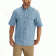 Carhartt Fort Solid Short Sleeve Shirt for Mens, Blue Chambray, Medium/Regular S200-CBL-REG-MED