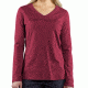 Hardin T-Shirt - Womens-Dark Red Heather-X-Small