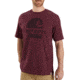 Carhartt Heavyweight Short-Sleeve Logo Graphic T-Shirt - Mens, Port, Small, 104387-PRT-REG-S