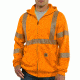 Carhartt High-Visibilty Zip-Front Class 3 Sweatshirt, Brite Orange, 2XL/Regular 100503-824-REG-2XL