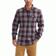 Carhartt Hubbard Plaid Shirt for Mens, Navy, Small/Regular 102815-412-REG-S