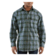 Carhartt Hubbard Plaid Shirt - Men's-Black-Small