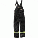 Carhartt HV Striped Duck Bib Lined Overall, Black, 30/28 101696-001-28-30