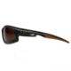 Carhartt Ironside Safety Glasses Safety Glasses w/ Bronze Anti-Fog Lens, Black/Tan, CHB618DT