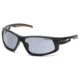 Carhartt Ironside Safety Glasses w/ Gray Anti-Fog Lens, Black/Tan, CHB620DT