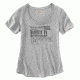 Carhartt Lockhart Graphic Bld Anythng Short Sleeve Scp T-shirt - Womens, Heather Gray, L-REG 103057-034-REG-L