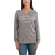 Carhartt Lockhart Grphc Bult By Hnd Long Sleeve T-Shirt for Womens, Heather Gray, Extra Small/Regular 102763-034-REG-XS