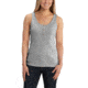 Carhartt Lockhart Henley Tank for Womens, Heather Gray, Medium/Regular 102453-034-REG-M