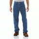 Carhartt Loose Original Fit Signature Denim Dungaree for Mens, Darkstone, 32/32 B237-DST-32-32