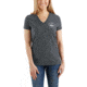 Carhartt Lubbock Graphic USA Logo Short Sleeve V-neck T-shirt - Womens, Carbon Heather, XXL-REG 103058-026-REG-XXL