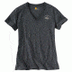 Carhartt Lubbock Graphic USA Logo Short Sleeve V-neck T-shirt - Womens, Carbon Heather, XXL-REG 103058-026-REG-XXL