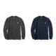 Carhartt M Workwear Mountain Ptch Grpc Long Sleeve Pkt TS - Men's, Carbon Heather, Navy