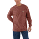 Carhartt M Workwear Pocket Long Sleeve T Shirt - Mens, Henna Heather, Large, K126-R01REGLRGA