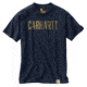 Carhartt Maddock Graphic Camo Block Logo Short Sleeve T-shirt - Mens, Navy, XL-REG 103187-412-REG-XL