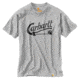 Carhartt Maddock Graphic Carhartt Ax Short Sleeve T-shirt - Mens, Heather Gray, 2XL-REG 103183-034-REG-2XL