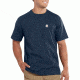 Carhartt Maddock Pocket Short-Sleeve Shirt - Mens-Navy-X-Large
