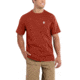 Carhartt Maddock Pocket Short Sleeve T-Shirt for Mens, Chili Heather, Medium/Regular 101125-641-REG-M