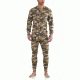 Carhartt Midweight Cotton Union Suit for Mens, Rugged Khaki Camo, Medium/Regular K226-294-REG-MED
