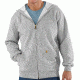 Midweight Hooded Zip-Front Sweatshirt - Mens-Heather Gray-X-Large-Regular
