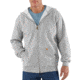 Carhartt Midweight Sweatshirt Hdd Zip Front Org Fit-Mens, Heather Gray, 4XLarge, Tall, K122-HGY-TLL-4XL