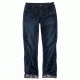Carhartt Original Fit Blaine Flannel Lined Jean for Womens, Midnght Sky/Storm Frnt Gry, 2/Regular 102729-982-REG-2