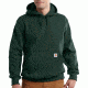 Carhartt Rain Defender Paxton Heavyweight Hooded Sweatshirt for Mens, Dark Green, Medium/Regular 100615-358-REG-M