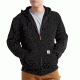Carhartt Rain Defender Rutland Thrermal Lined Hooded Zip-Front Sweatshirt for Mens, Black, 2XL/Regular 100632-001-REG-2XL